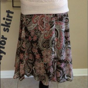 Ann Taylor silk skirt